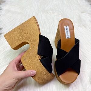 Steve Madden Cork Platform Sandals